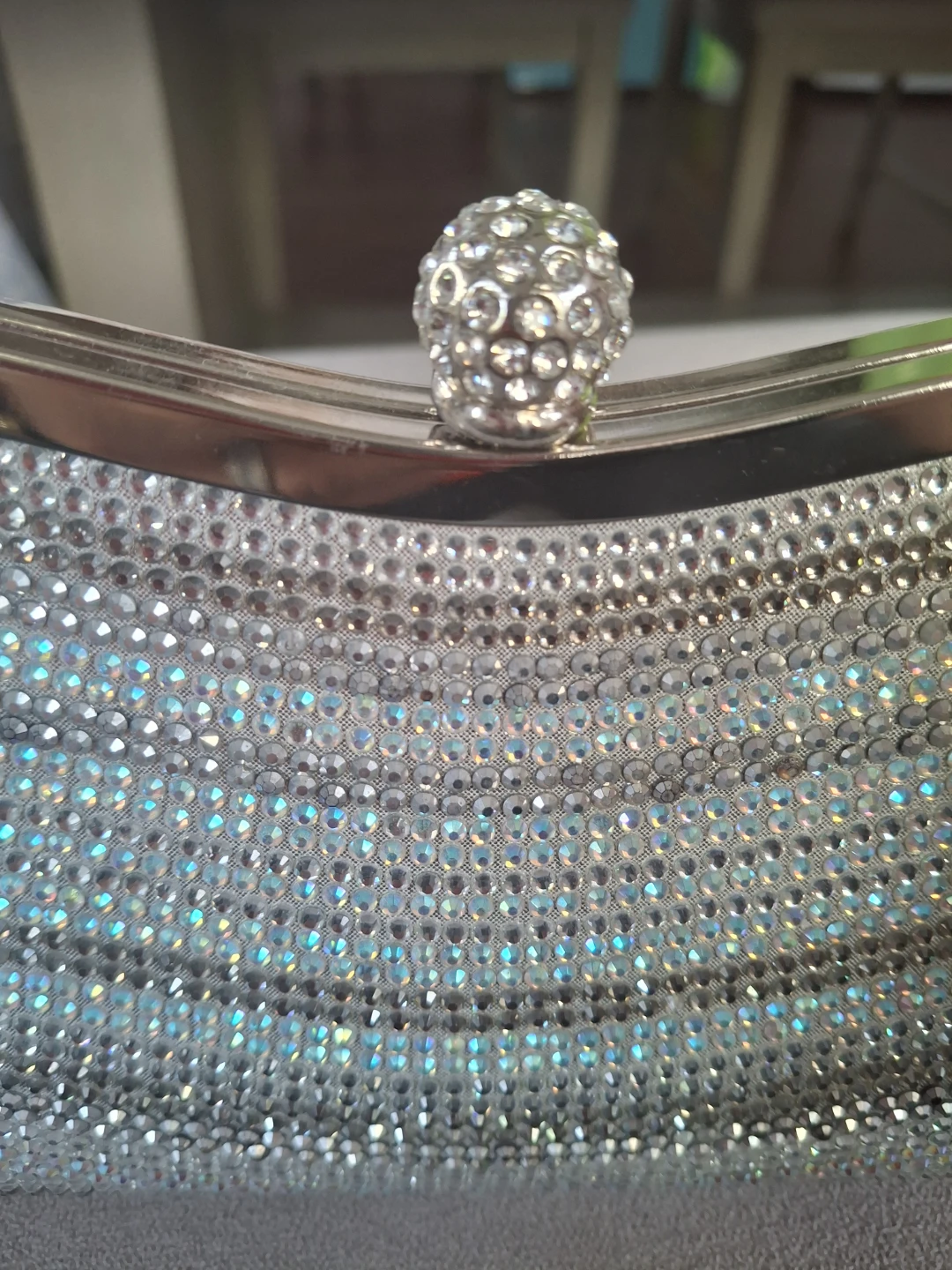 Silver Rhinestone Evening Bag - photo 2