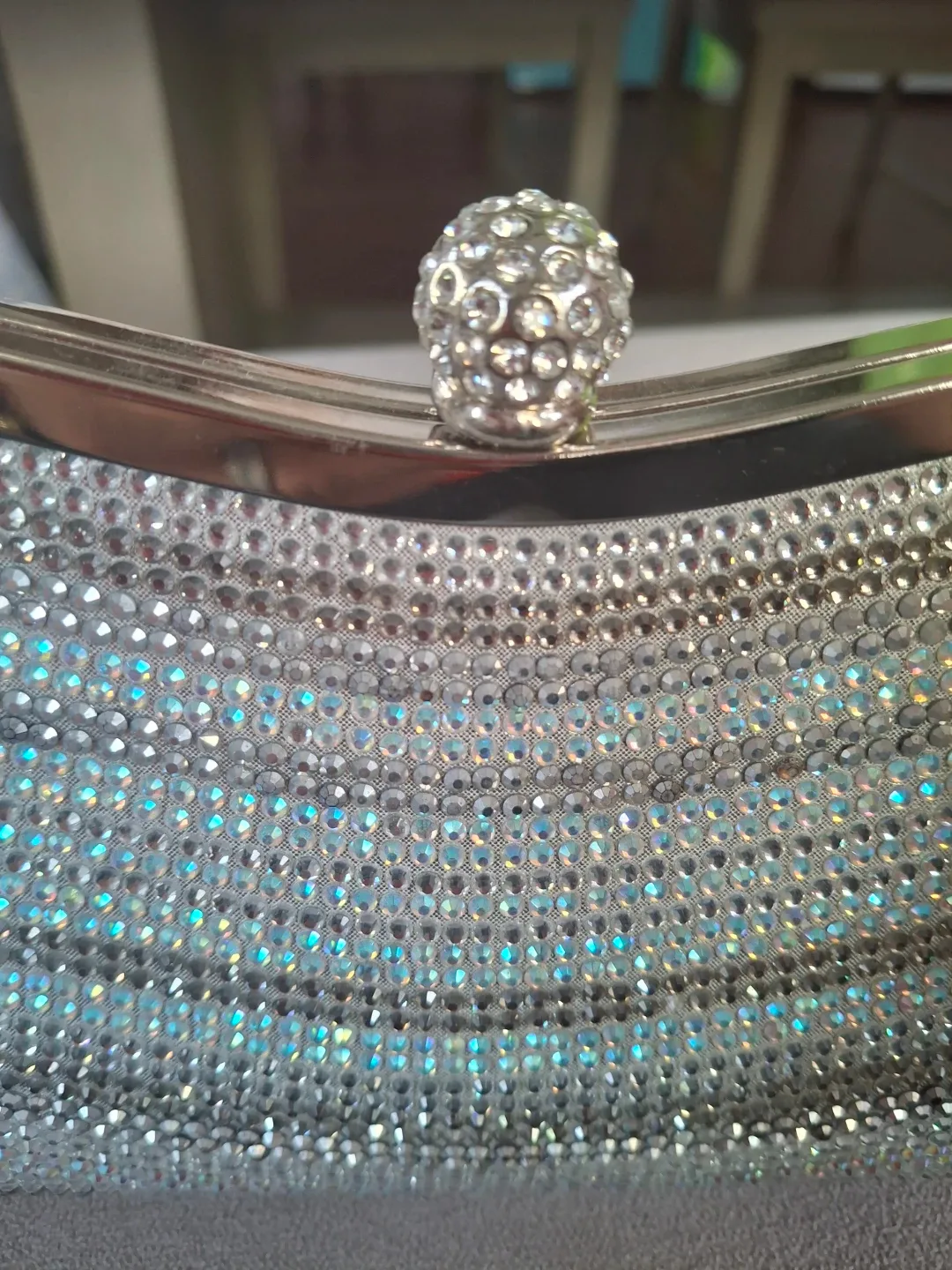 Silver Rhinestone Evening Bag image indicator(2)