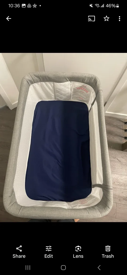 TCBunny Adjustable Height Bedside Bassinet image indicator(2)