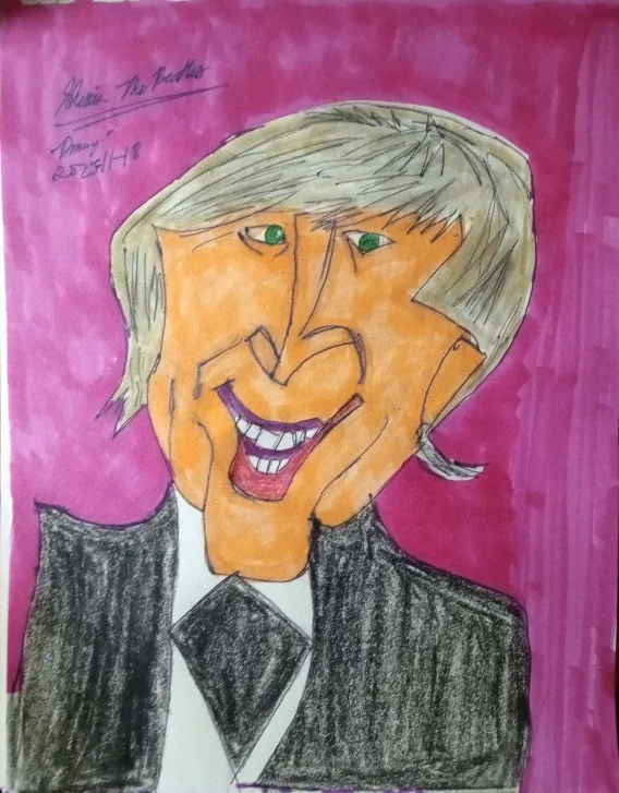The Beatles Drawings Illustrations Art by Custom Artist Sherwin image indicator(3)