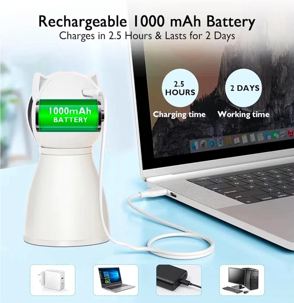 Rechargeable Motion Activated Cat Laser Automatic Interactive image indicator(5)