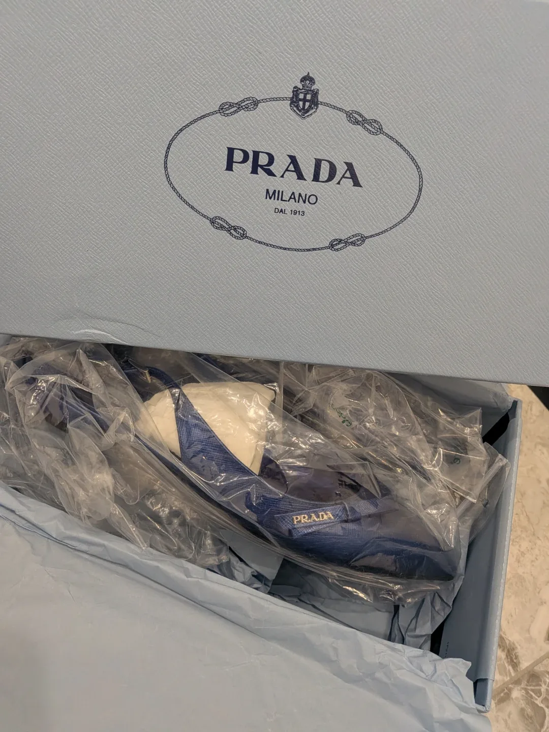 New Prada Slingback Shoes - Size 39 image indicator(7)