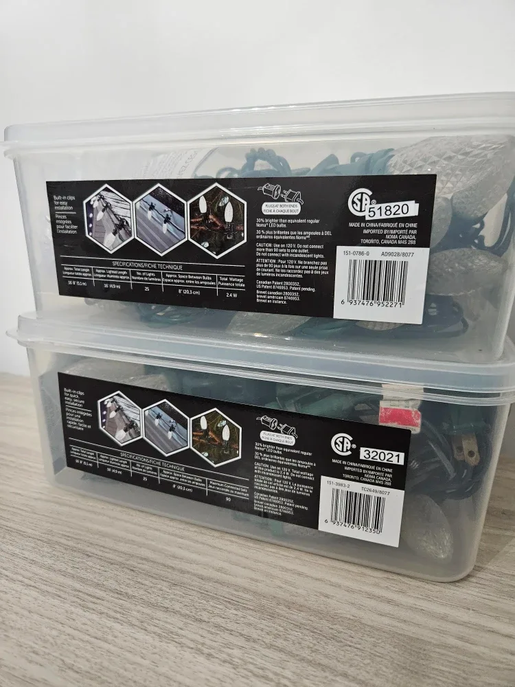 NOMA Quick Clip LED Lights - Indoor/Outdoor - 2 boxes image indicator(2)