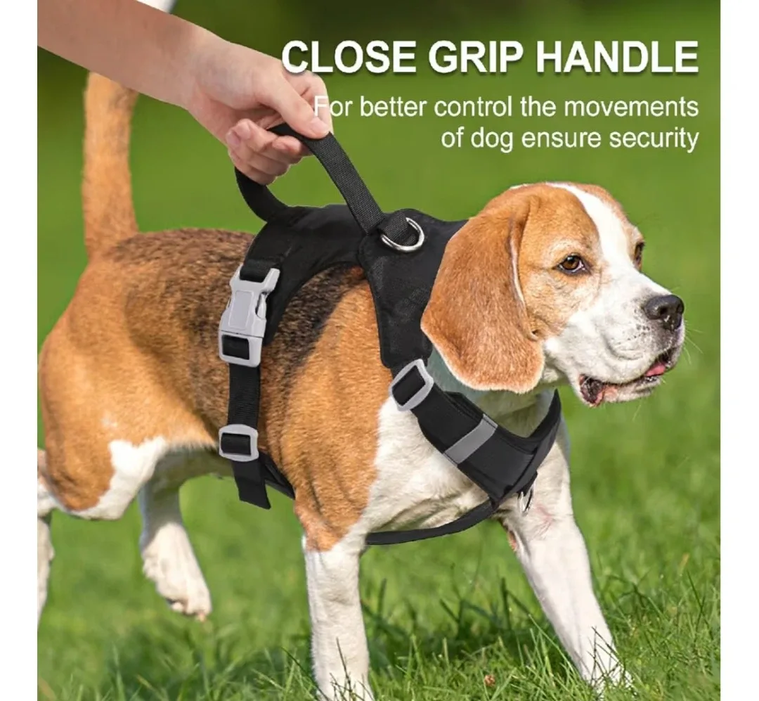 Black Tracker Dog Harness - Size Medium image indicator(3)