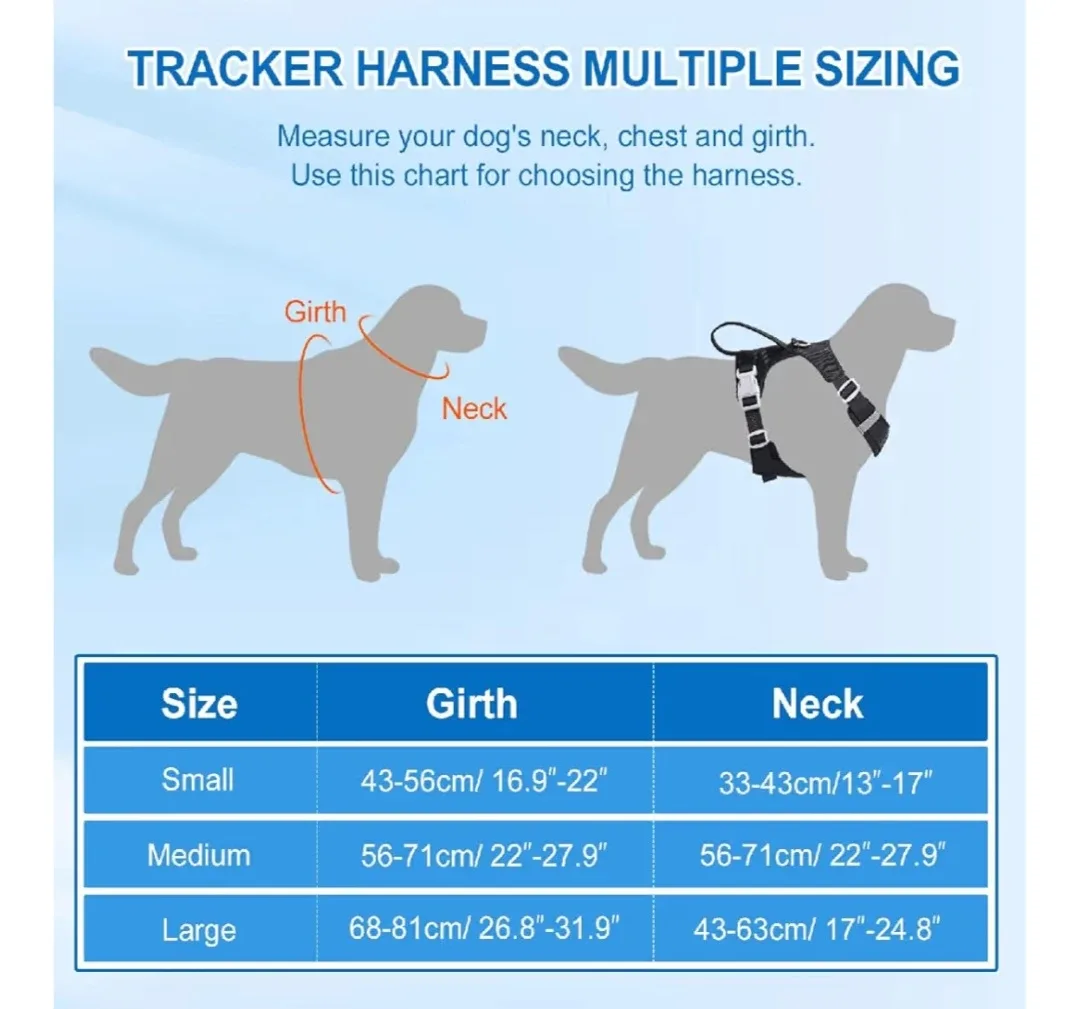 Black Tracker Dog Harness - Size Medium image indicator(5)