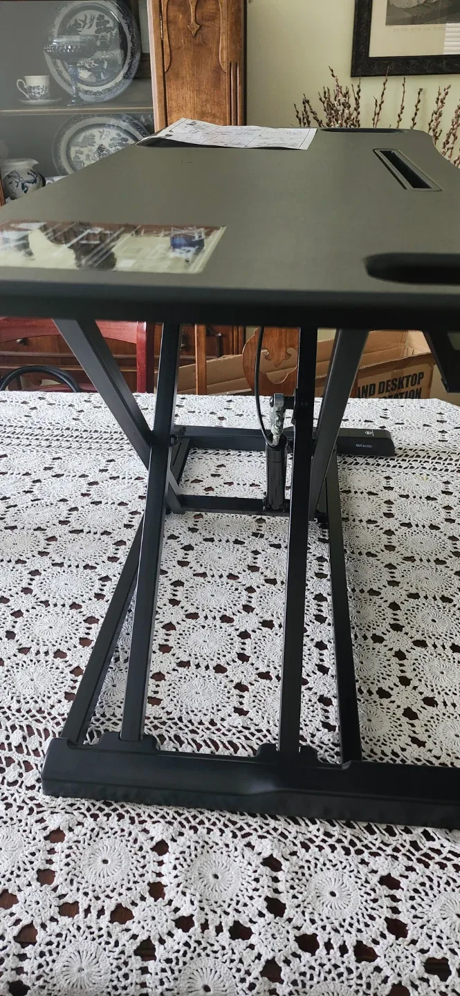 New in Box TechOrbits Sit-Stand Desktop Workstation image indicator(4)