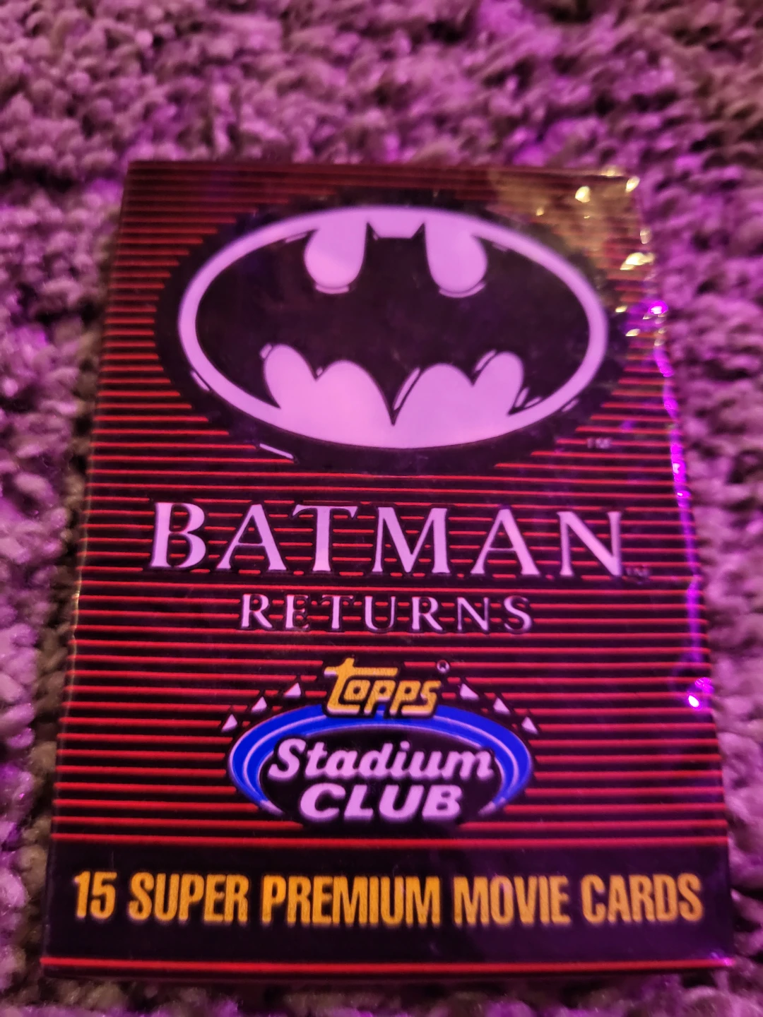 Topps Batman Returns Stadium Club Cards