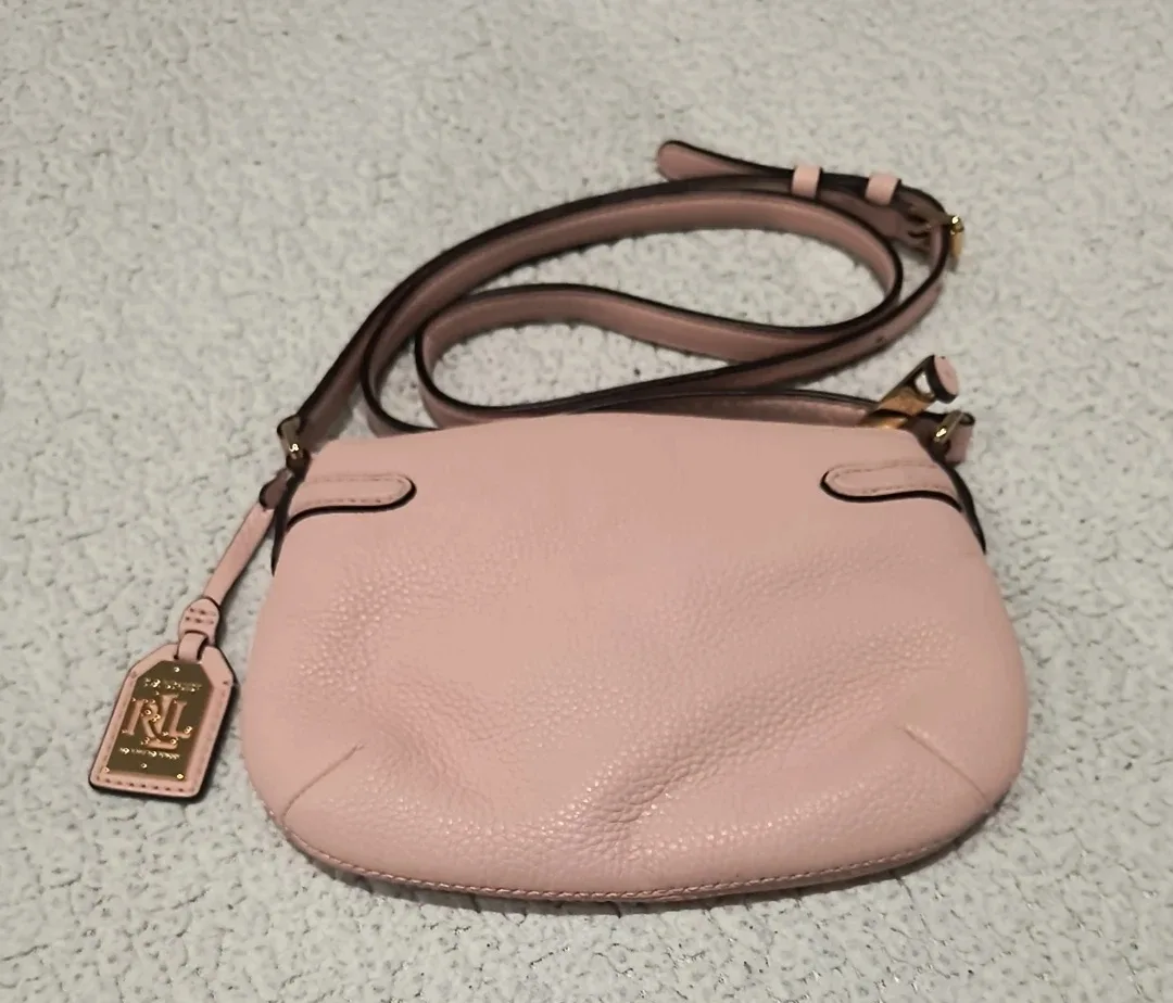 Ralph Lauren Pink Crossbody Bag image indicator(4)