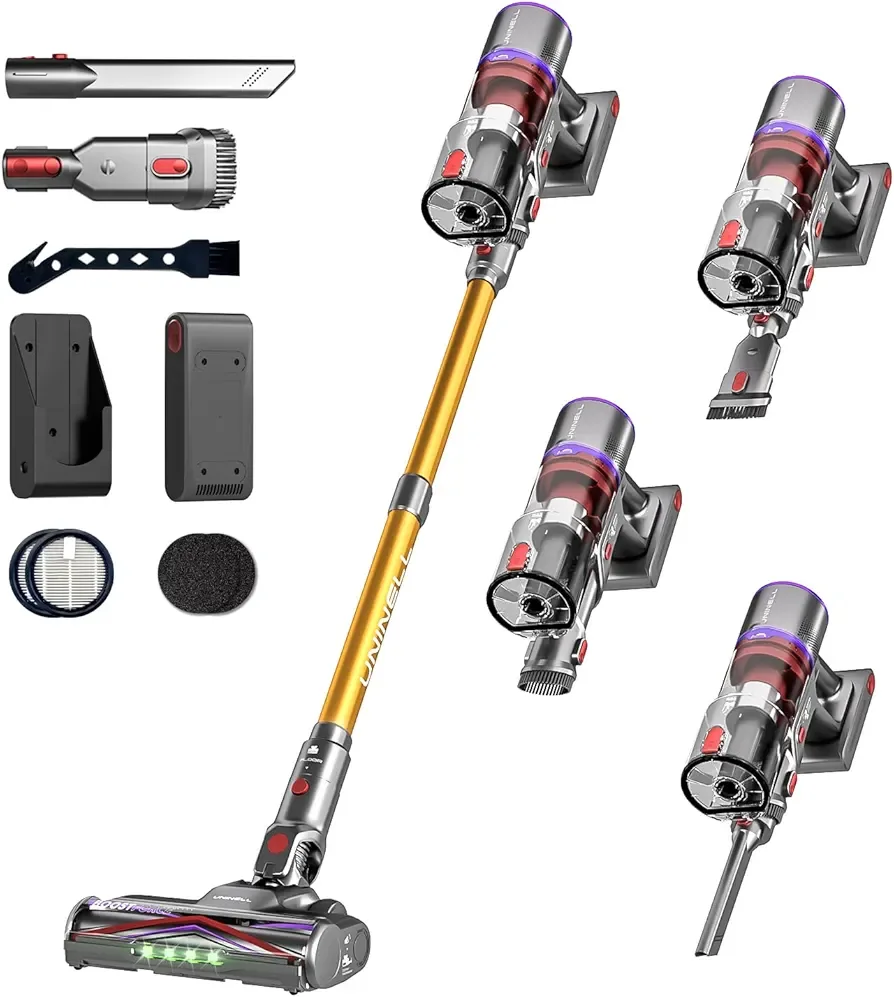 UNINELL Home Cordless Vacuum Cleaner, 550W 48KPA 65Mins thumbnail