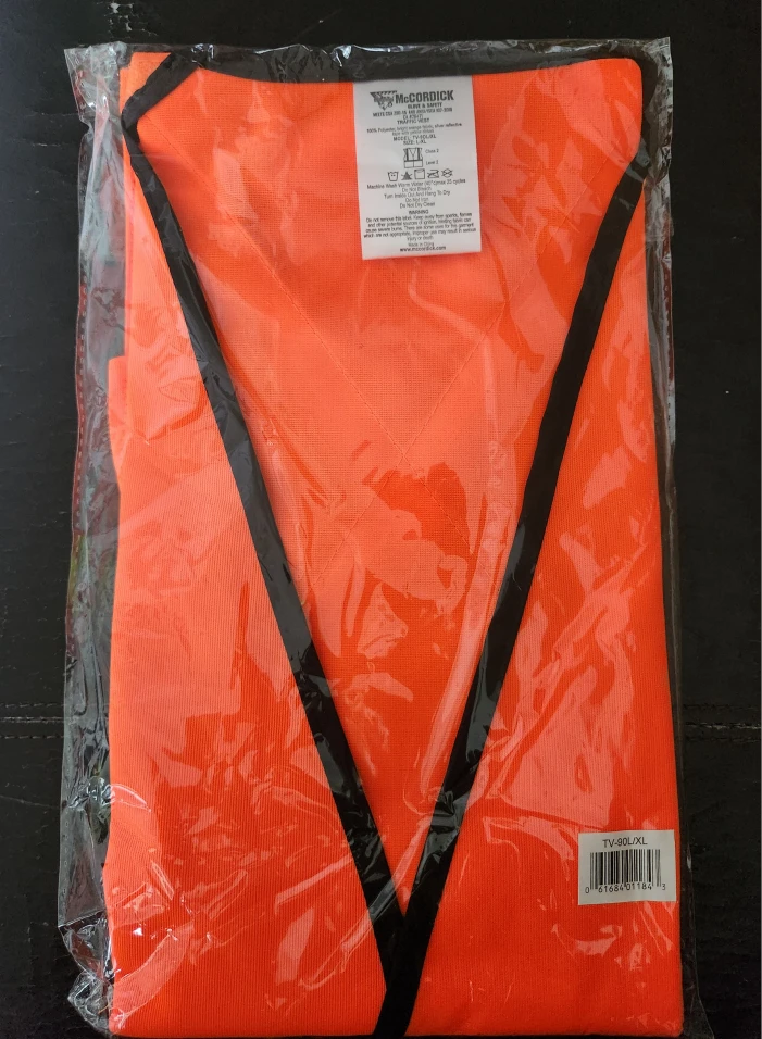 McCordick Traffic Vest TV-90L/XL - New in Package! - photo 2