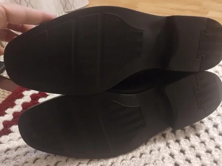 Clarks Black Leather Dress Shoes - Size 9.5 US image indicator(7)