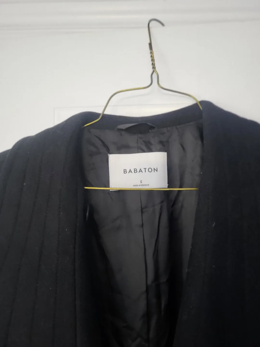Babaton Black Coat - Size S image indicator(3)