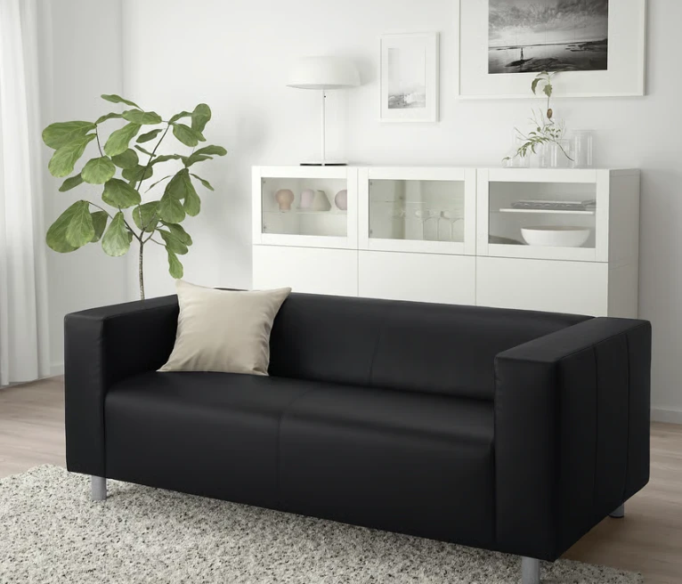 KLIPPAN Loveseat, Bomstad Black