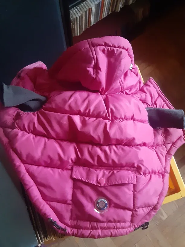 Luv Gear Pink Puffer Jacket for dog