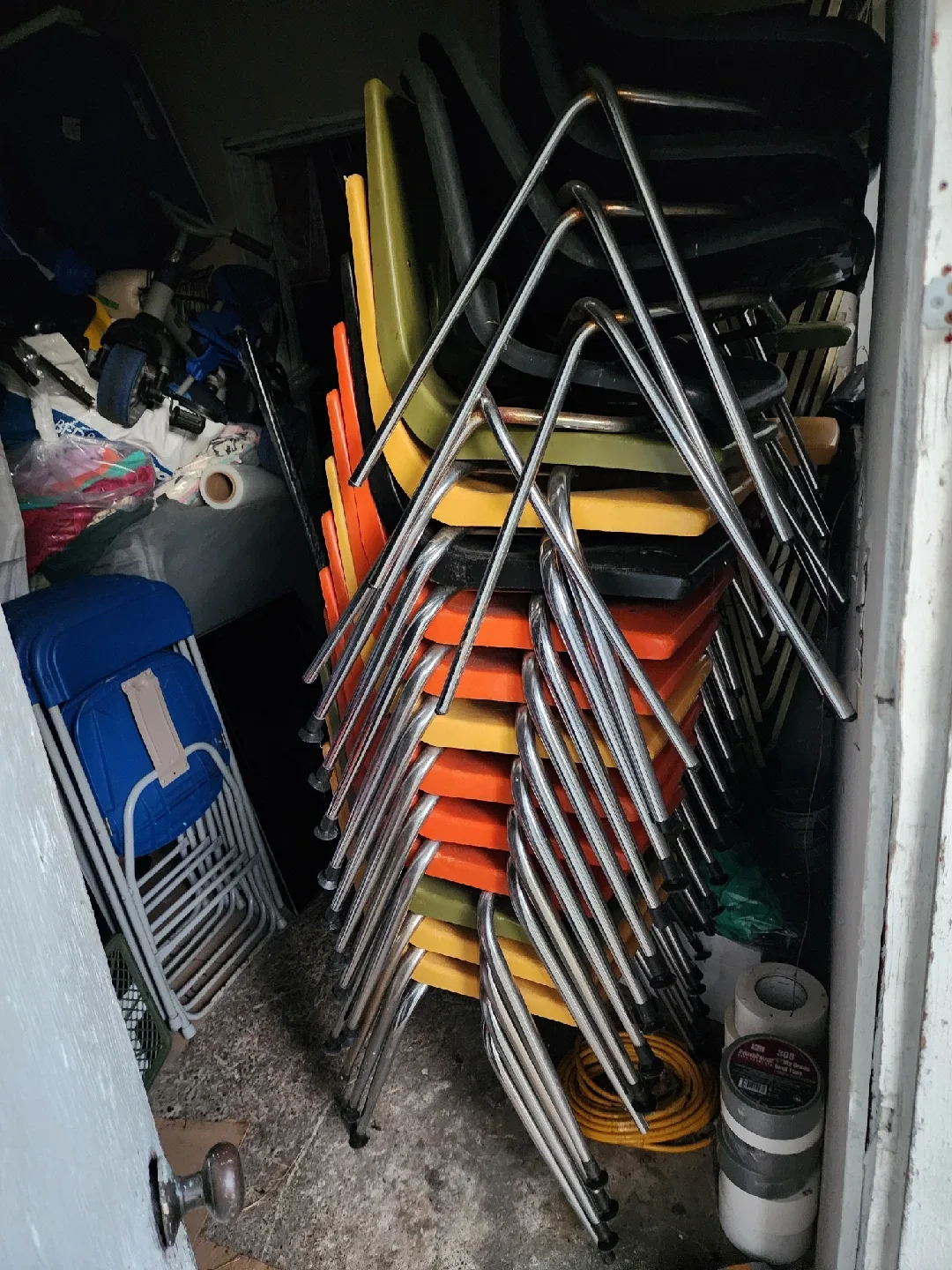 Vintage Stacking Chairs - Set of 29 pcs image indicator(6)