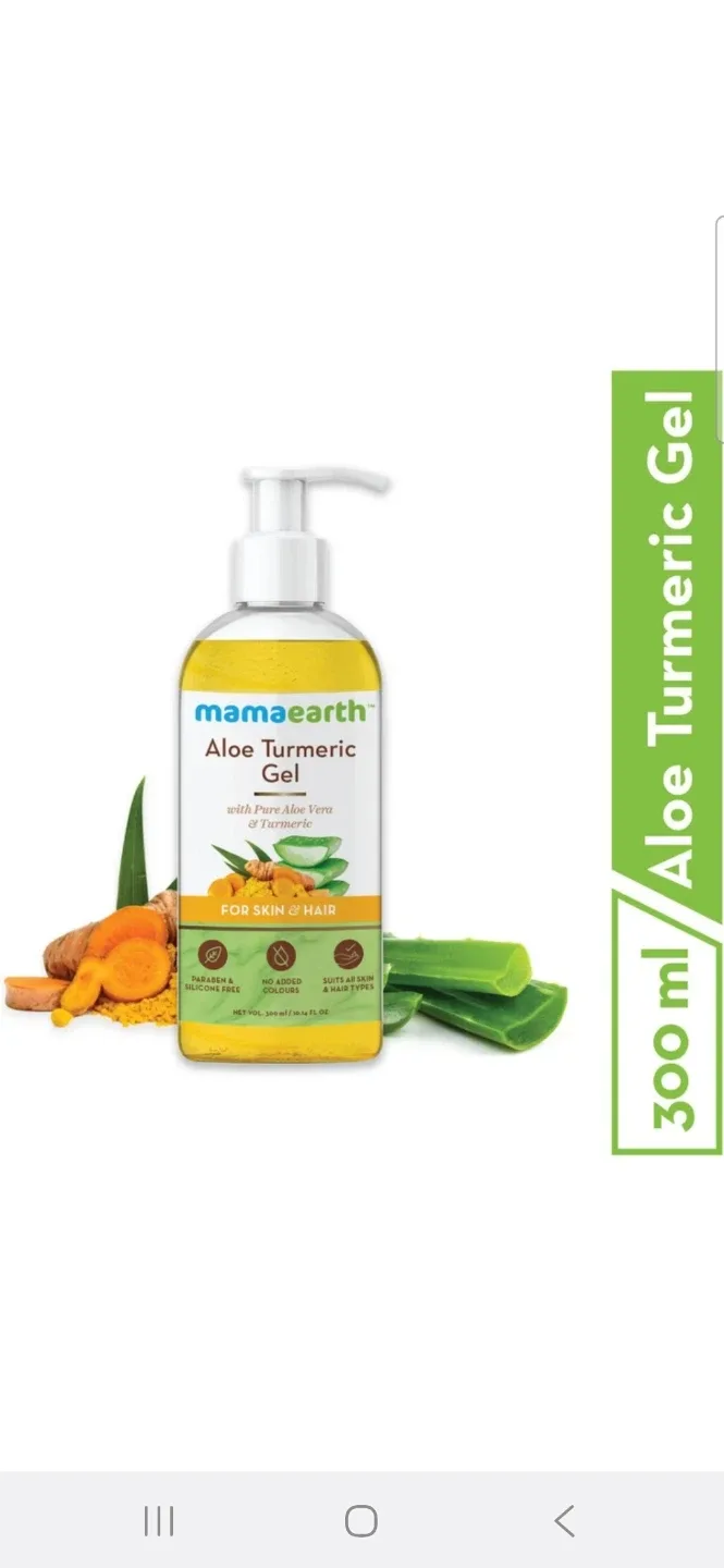 Mamaearth Aloe Turmeric Gel 300ml thumbnail