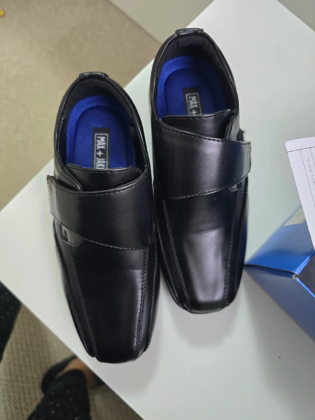 Boys Black Dress Shoes size 2 image indicator(4)