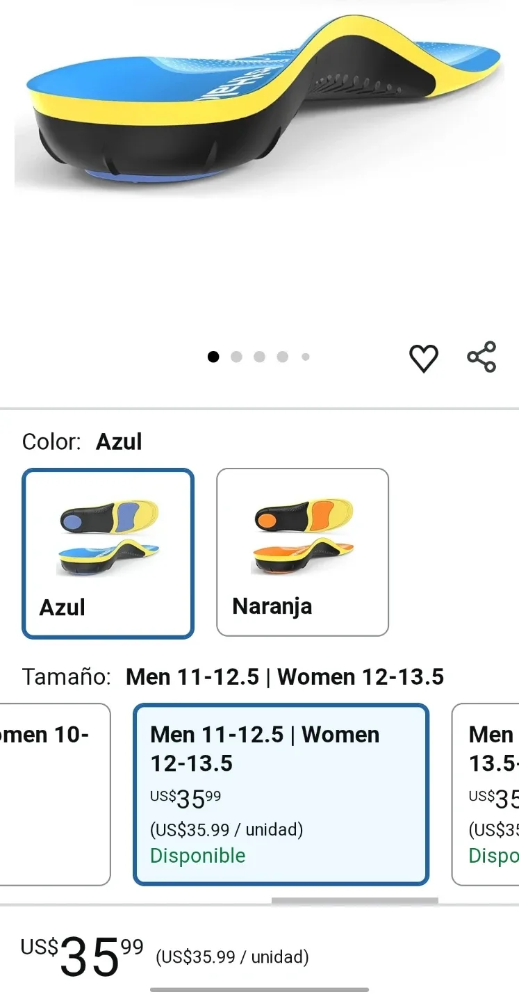 BestHalo Strong Arch Support Orthotic Insole - Size L image indicator(7)