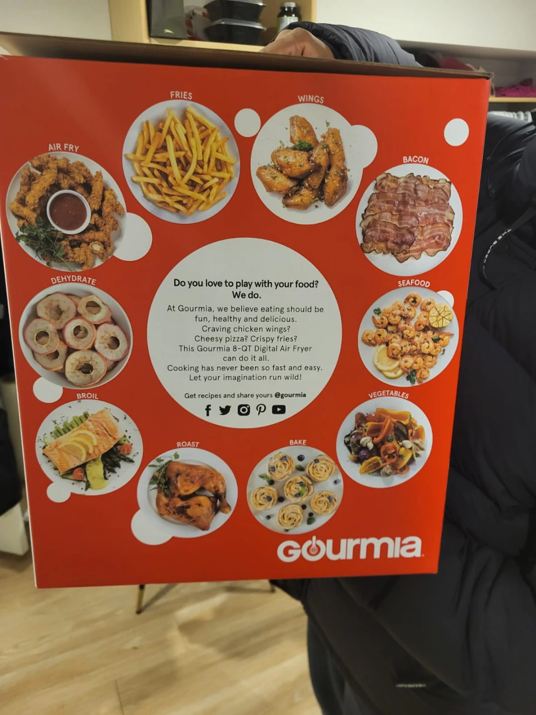Gourmia 8QT Digital Air Fryer - New! - photo 3