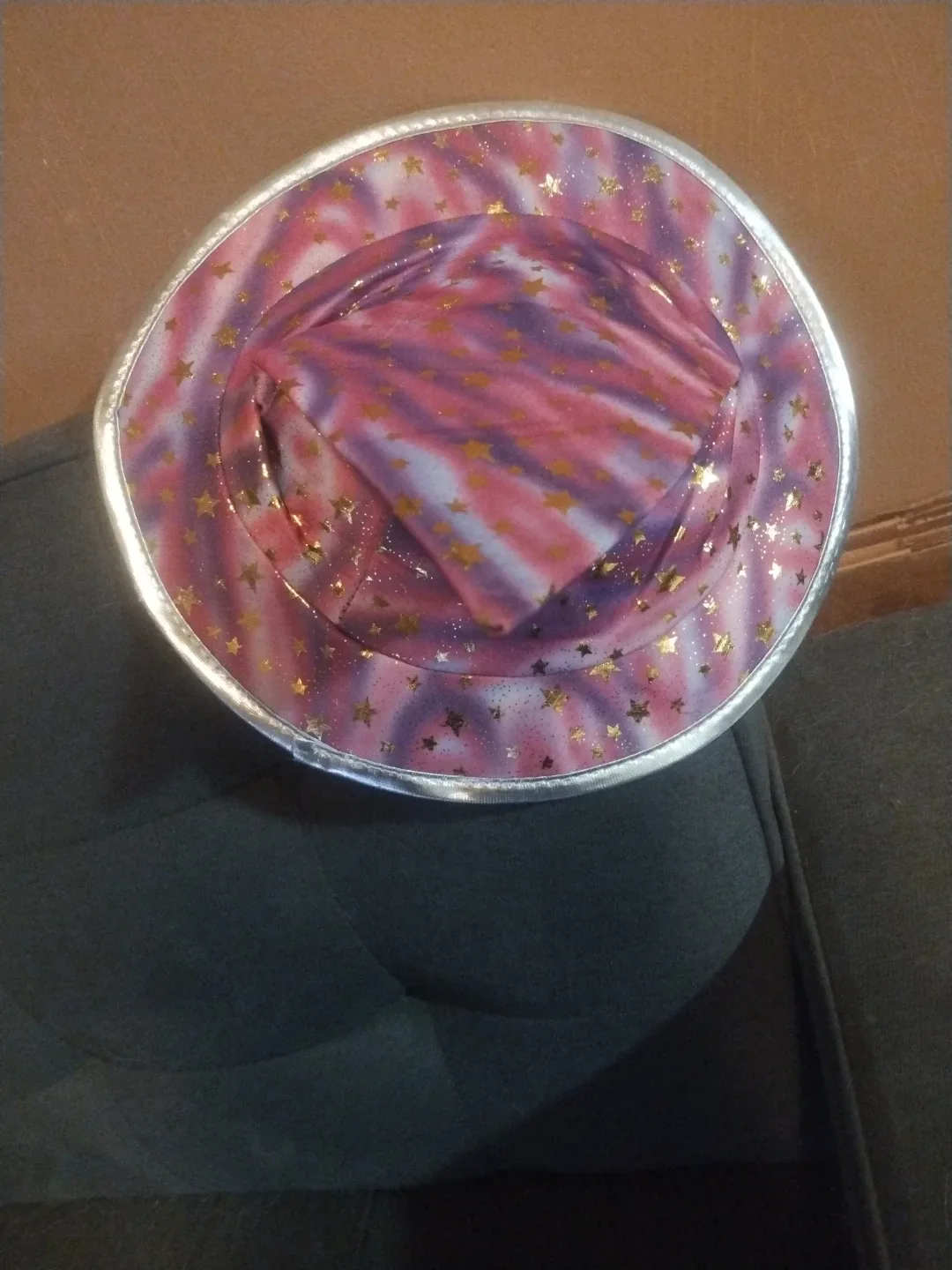 Tie Dye wizard Hat with Stars thumbnail