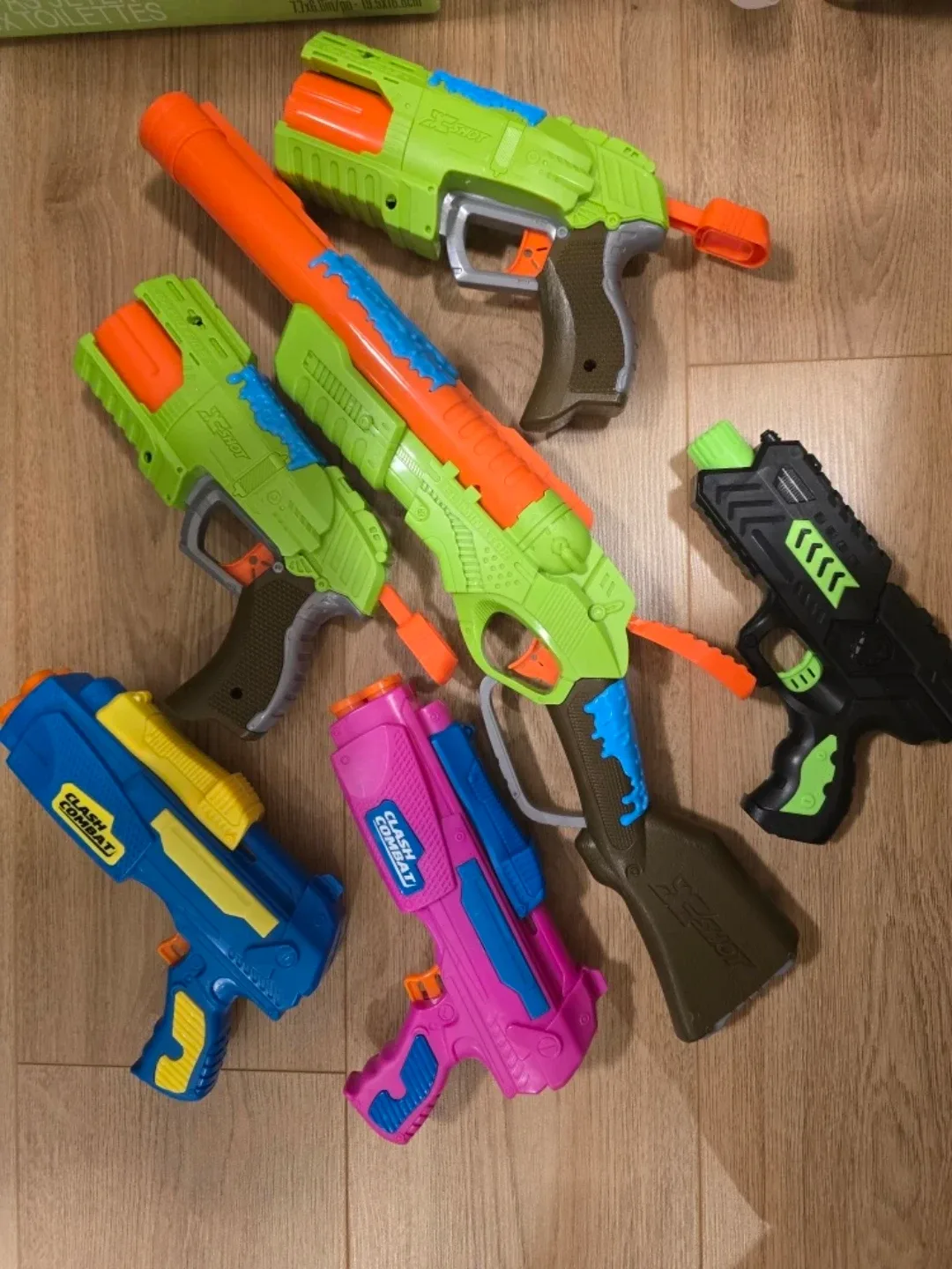 X-Shot & Clash Combat Toy Guns Bundle