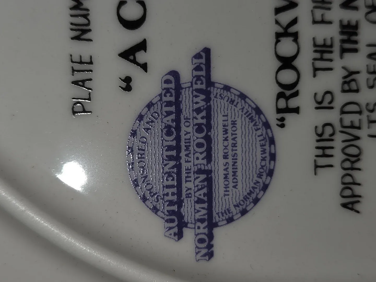 Norman Rockwell "A Couple's Commitment" Plate image indicator(7)