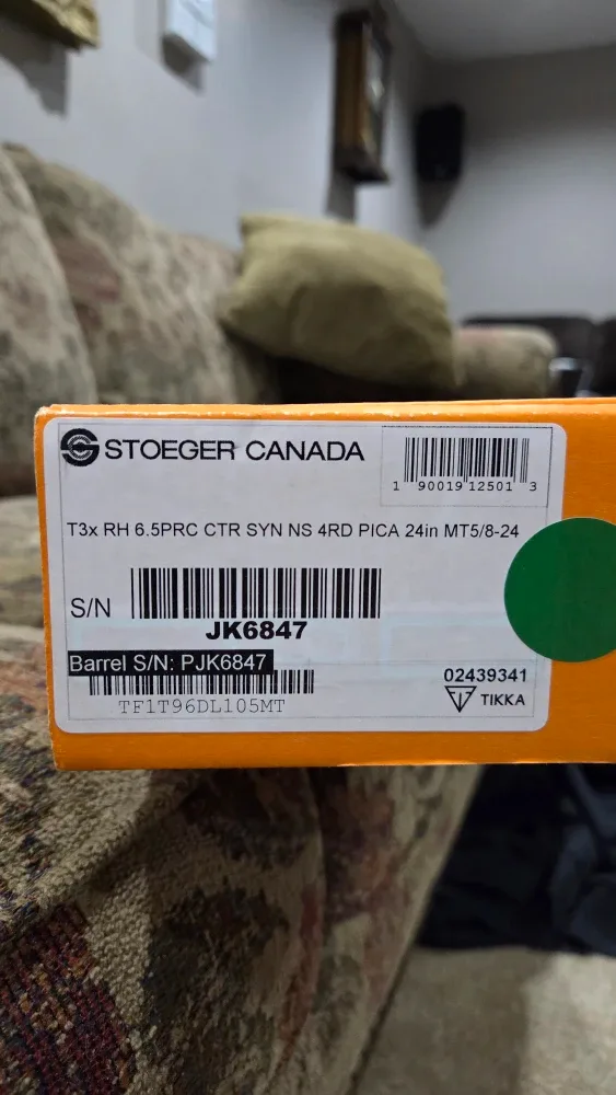 New Tikka Rifle with Box and Manual image indicator(10)