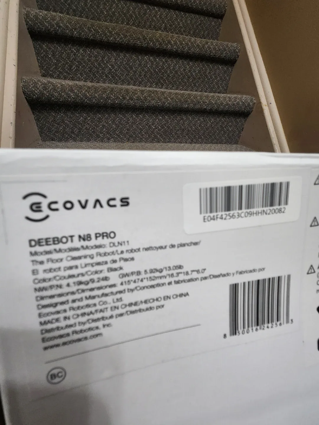 Ecovacs DEEBOT N8 PRO Robot Vacuum - New in Box! image indicator(5)