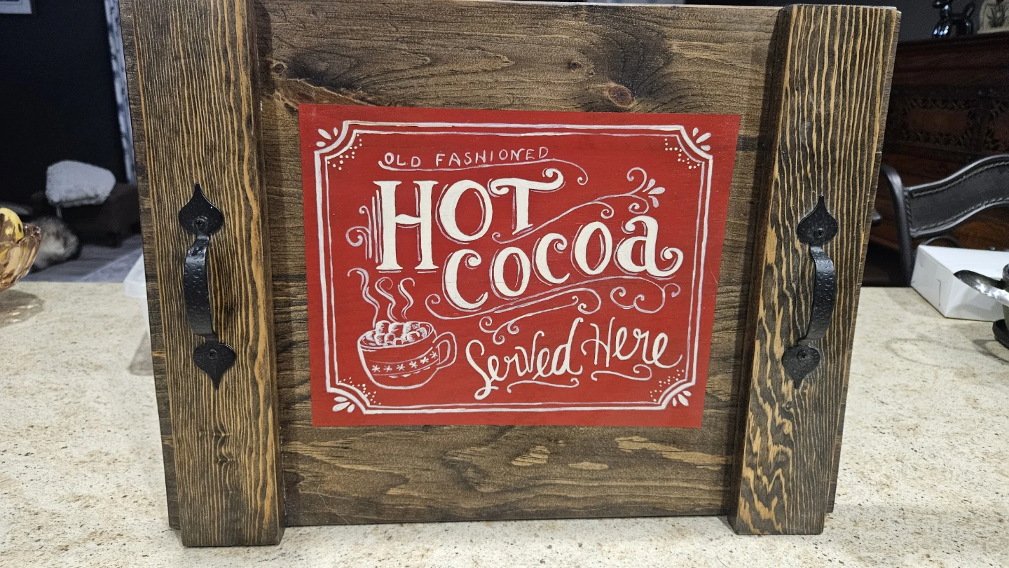 Wooden Tray Fall and Christmas designs - photo 5