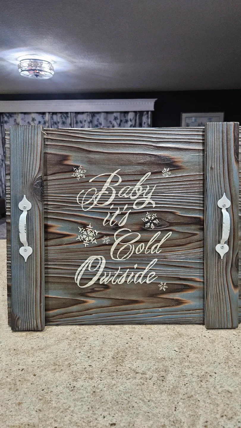 Wooden Tray Fall and Christmas designs image indicator(7)