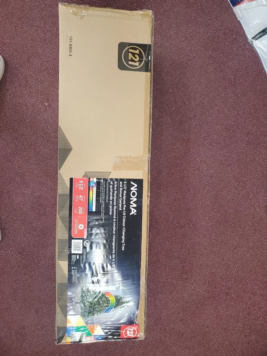 Noma 6 1/2 mariposa pre lit colour Changing Tree