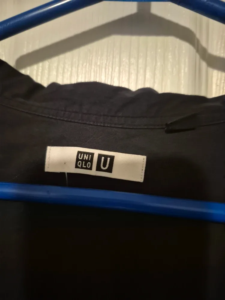 UNIQLO U Black Oversized Long Sleeve Shirt