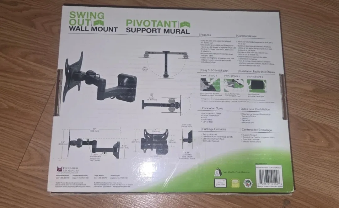 Premier Mounts CA-LPSA1317 Swing Out Wall Mount image indicator(2)