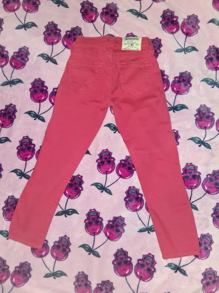 True Religion Pink Jeans image indicator(2)