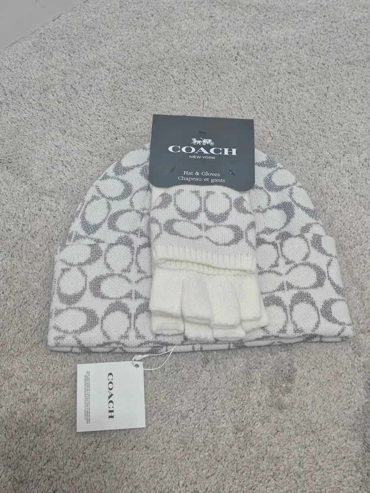 Brand New Coach Hat & Gloves Sets