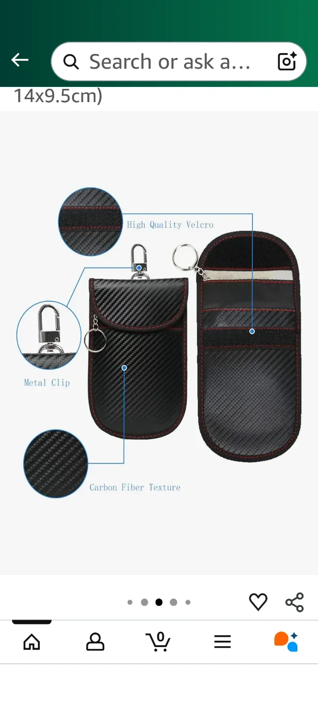 BN Anti Theft Fob Pouch image indicator(5)