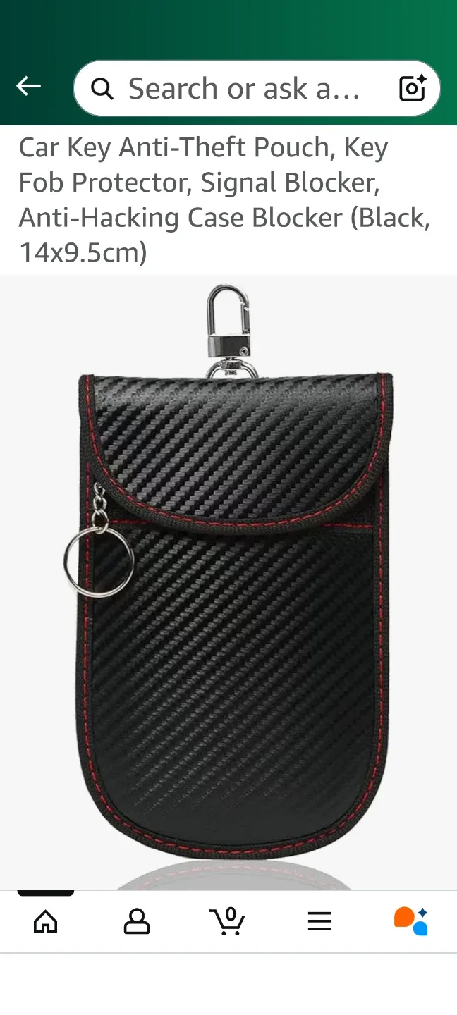 BN Anti Theft Fob Pouch image indicator(6)