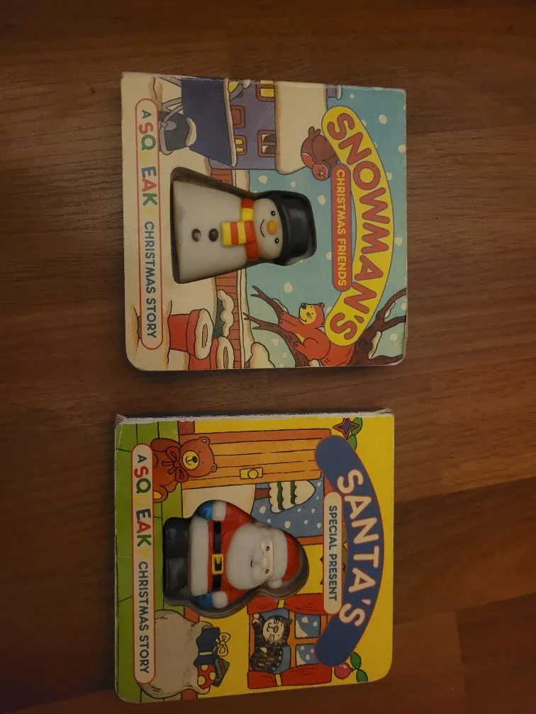 Squeaky Christmas Story Books