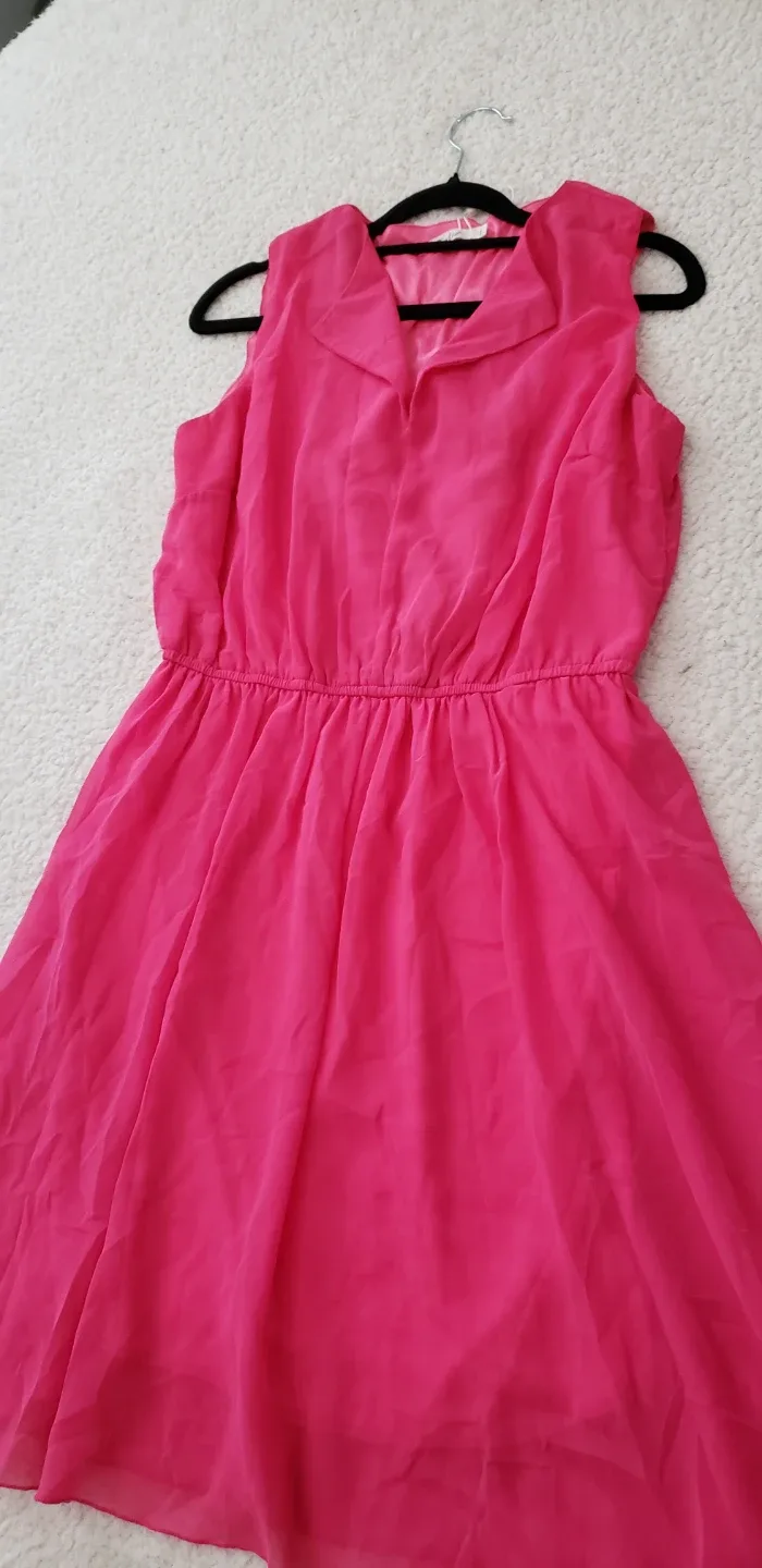 Pink Sleeveless Dress, medium to large thumbnail