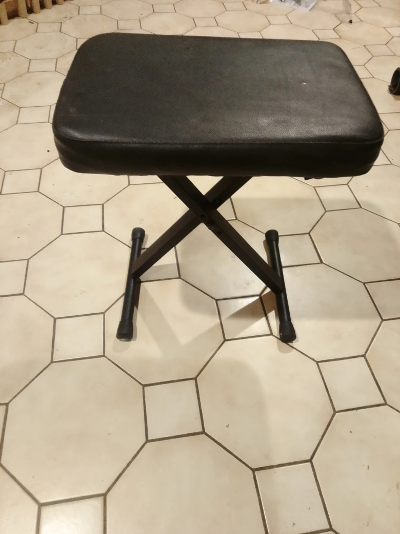 Adjustable Black Piano Bench - photo 2