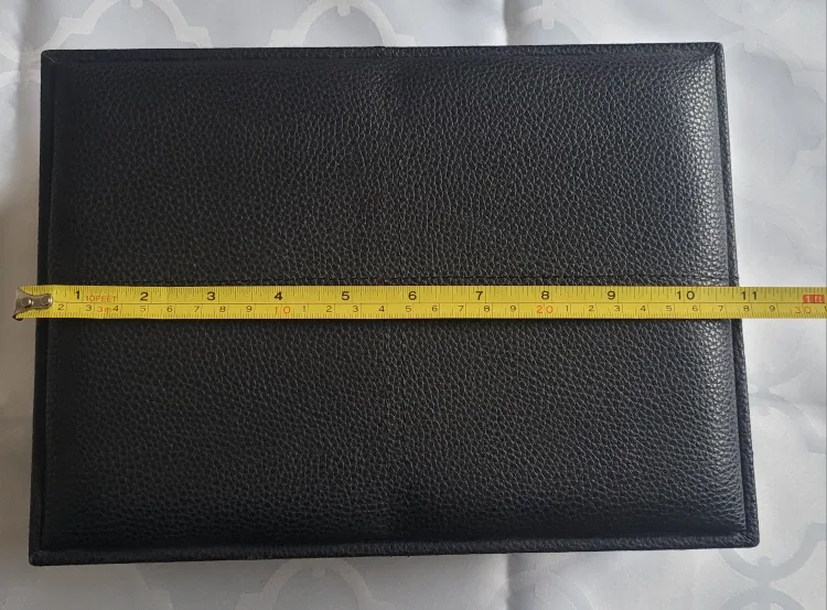 Decorative Faux Leather Black Box image indicator(6)