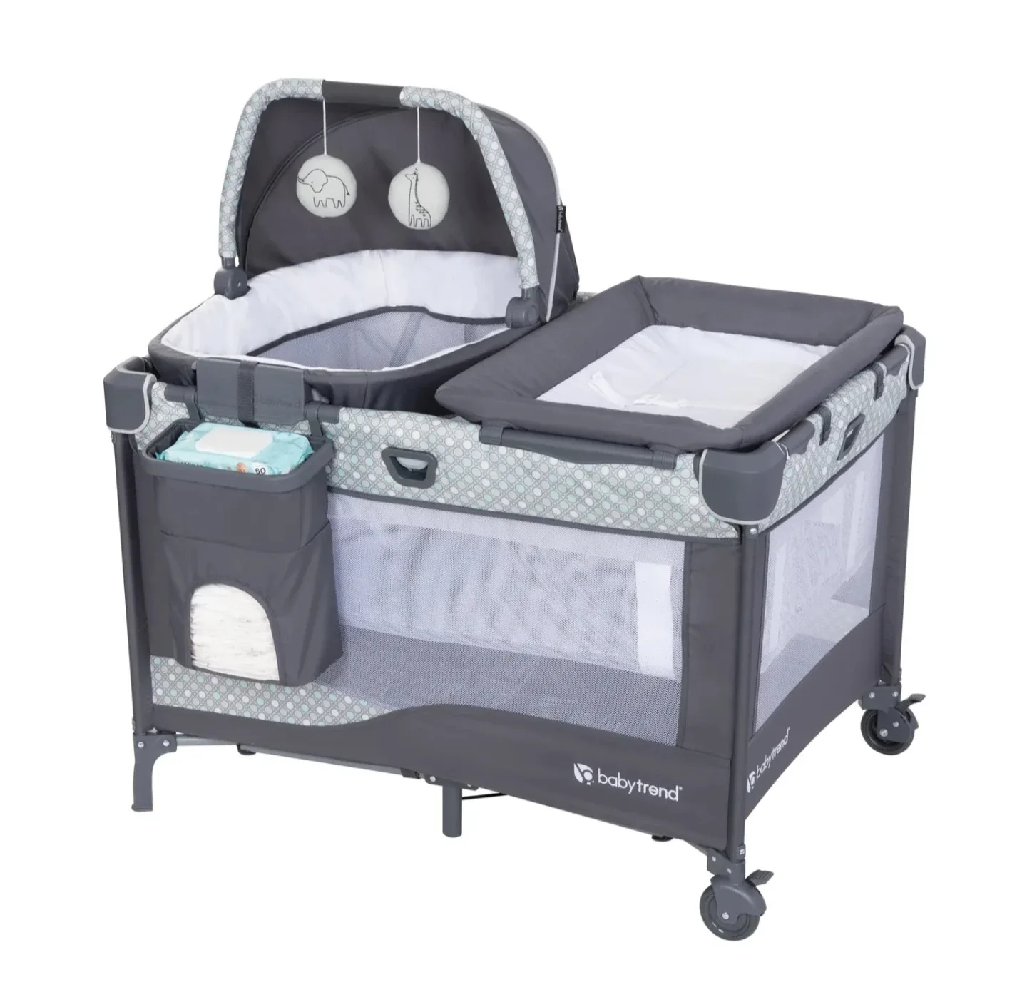 Baby Trend Playard with Rocking Bassinet