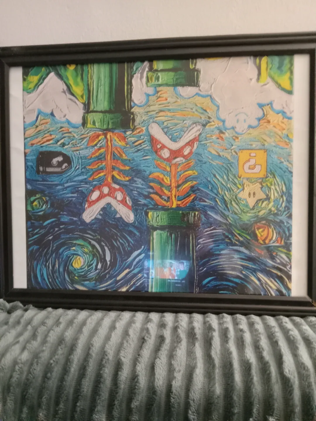 Mario & Starry Night Framed Print image indicator(4)