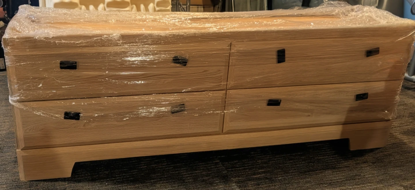 Wooden 5 foot Ottoman