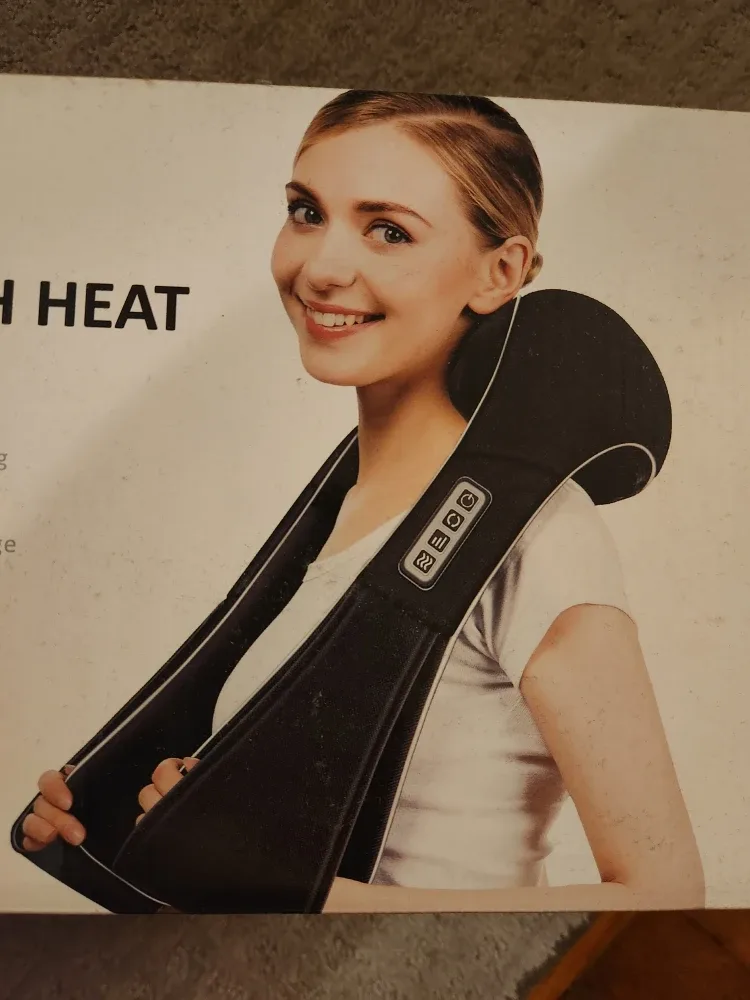 NEW IN BOX Viktor Jurgen Shiatsu Massager with Heat image indicator(3)