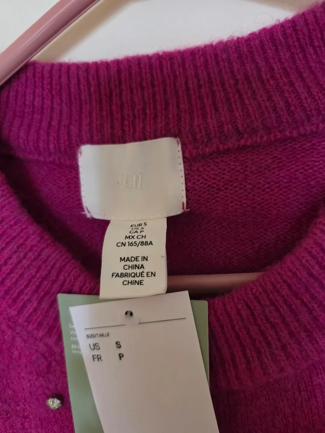 New Tagged H&M Sweater with Rhinestones image indicator(4)