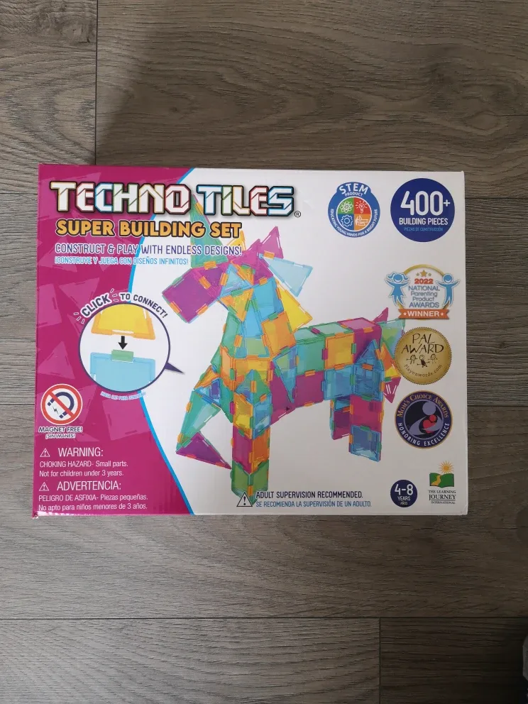 Techno Tiles Super Building Set 400+ Pieces image indicator(2)