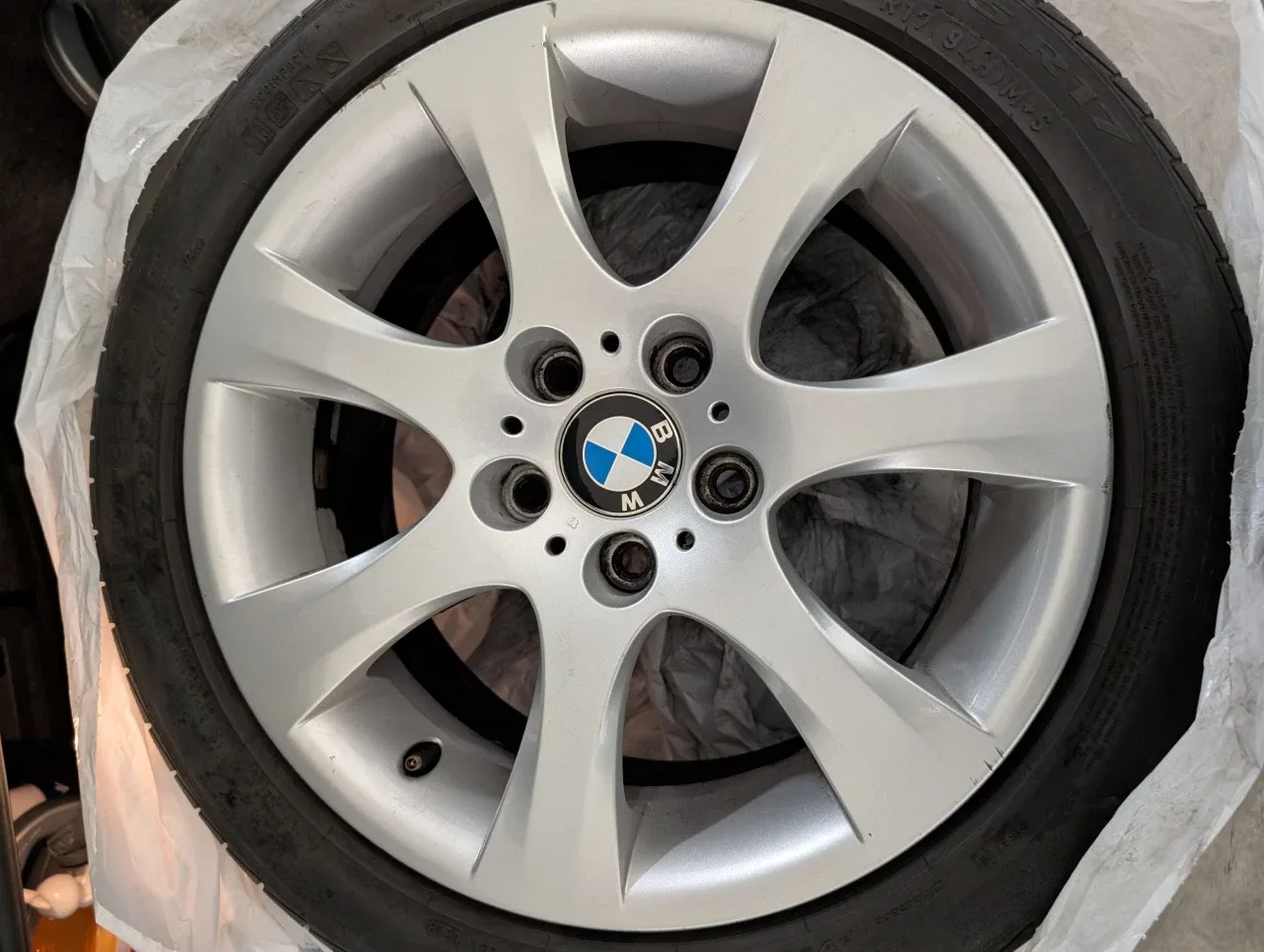 Genuine OEM BMW Style 158 Wheels (17x8 ET34) - E90 328xi image indicator(8)