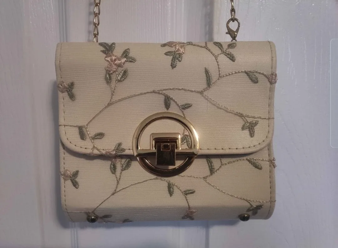 Floral Embroidered Chain Bag thumbnail