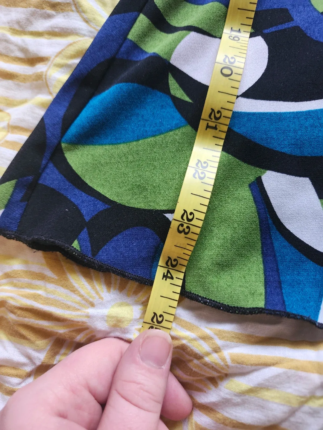 Green and blue retro style babydoll top image indicator(6)